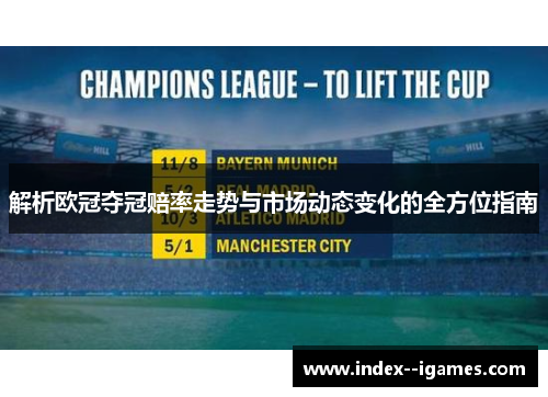 解析欧冠夺冠赔率走势与市场动态变化的全方位指南