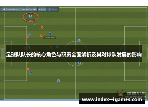 足球队队长的核心角色与职责全面解析及其对球队发展的影响 足球队队长的核心角色与职责全面解析及其对球队发展的影响